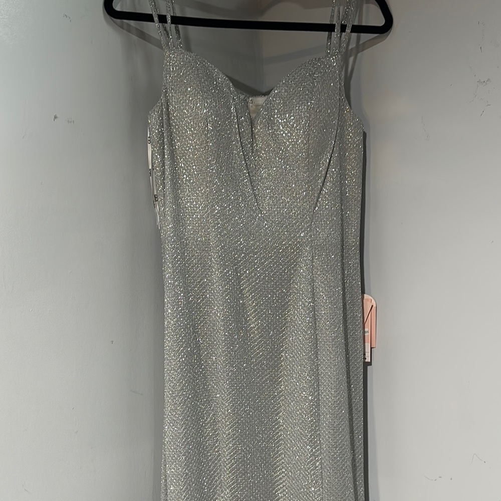 Elegant glitter vneck prom/Evening Dress
